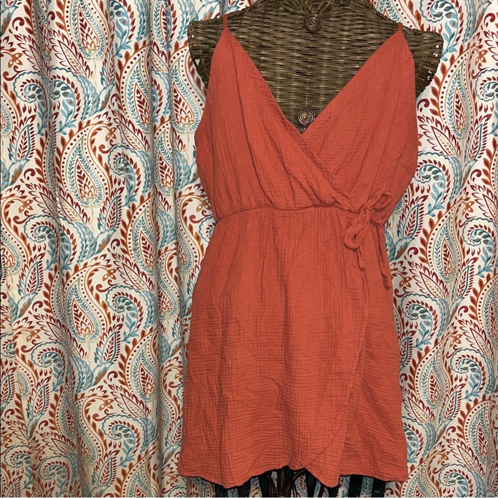 Maurices Rust Midi Dress